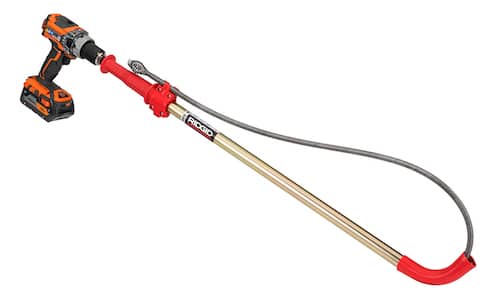 drill powered toilet auger